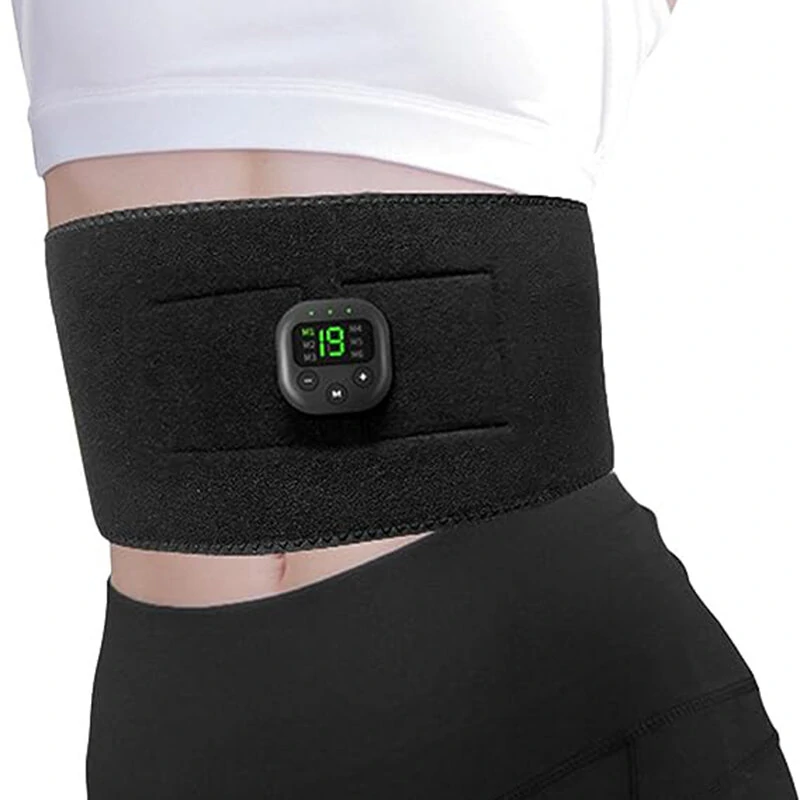 (image for) Ems Muscle Stimulator Unisex 6 Massage Modes Abdominal Pulse Trainer Portable Electric Smart Fitness Equipment
