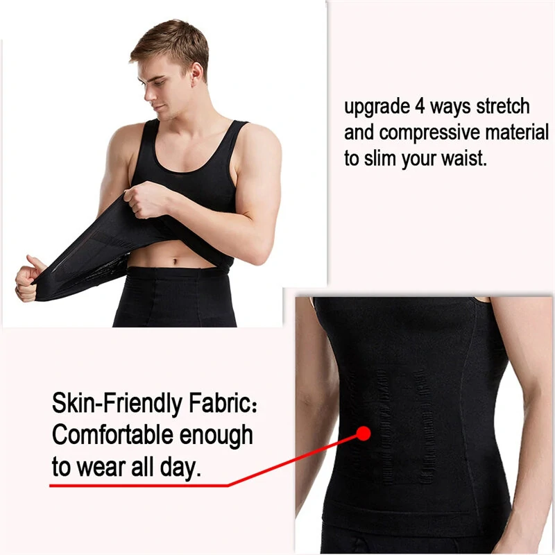 (image for) Sport Vest Men's Quick Dry Stretchy Sweat-wicking Sportswear for Gym Workout Running Exercise Fitness