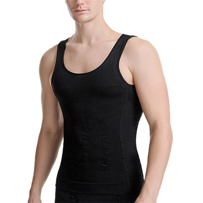 (image for) Sport Vest Men's Quick Dry Stretchy Sweat-wicking Sportswear for Gym Workout Running Exercise Fitness